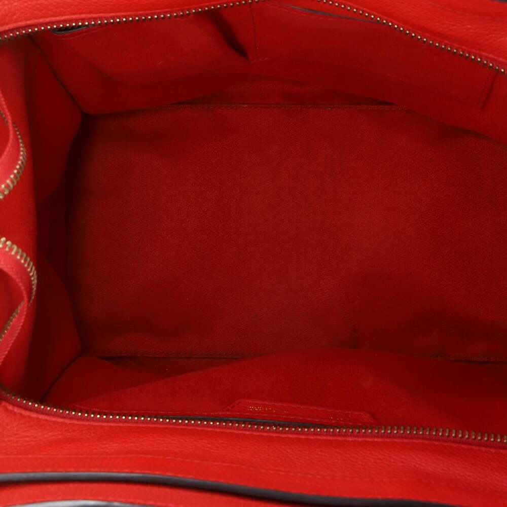 Celine Luggage Bag Grainy Leather Mini #197847C97B - Picture 5 of 9